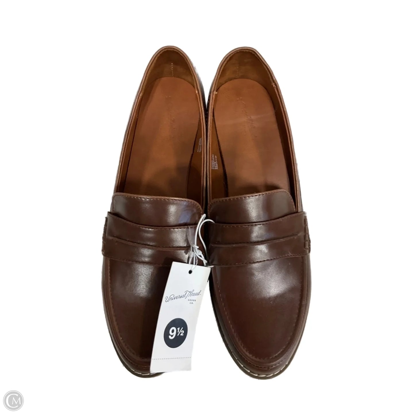Shoes Flats By Universal Thread In Brown, Size: 9.5