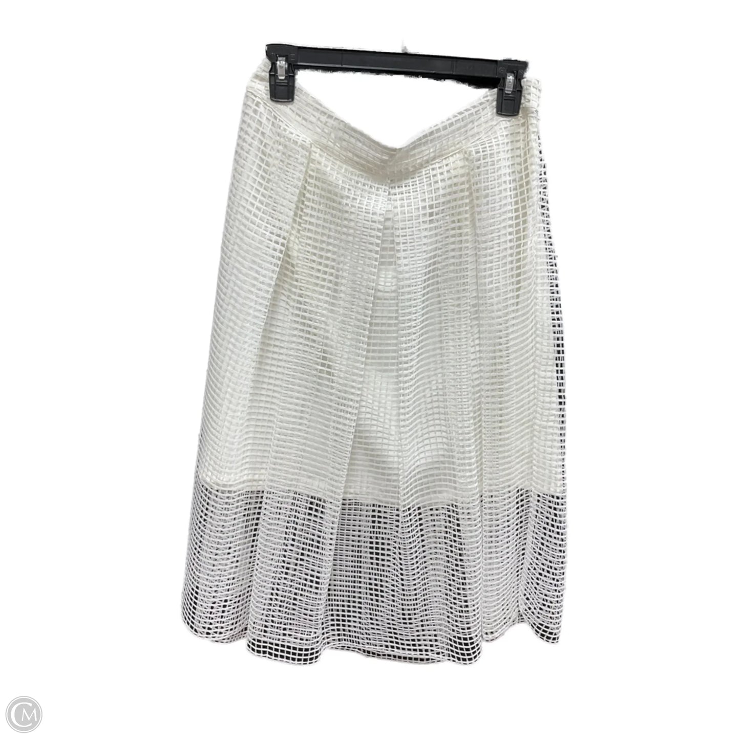 Skirt Midi By Who What Wear In Cream, Size: 10