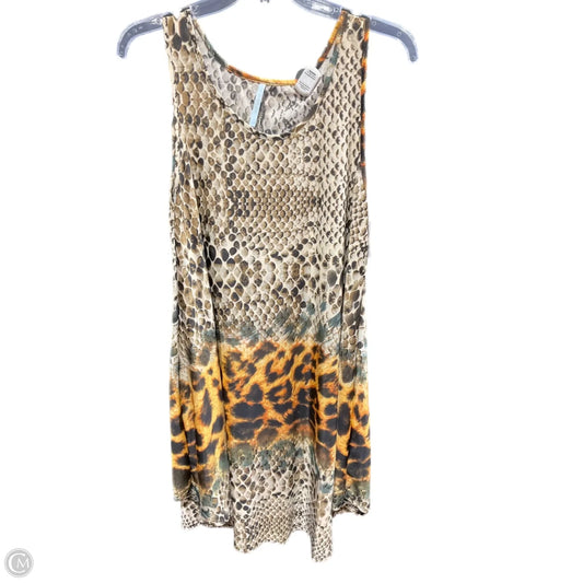 Swimwear Cover-up By Clothes Mentor In Animal Print, Size: Osfm
