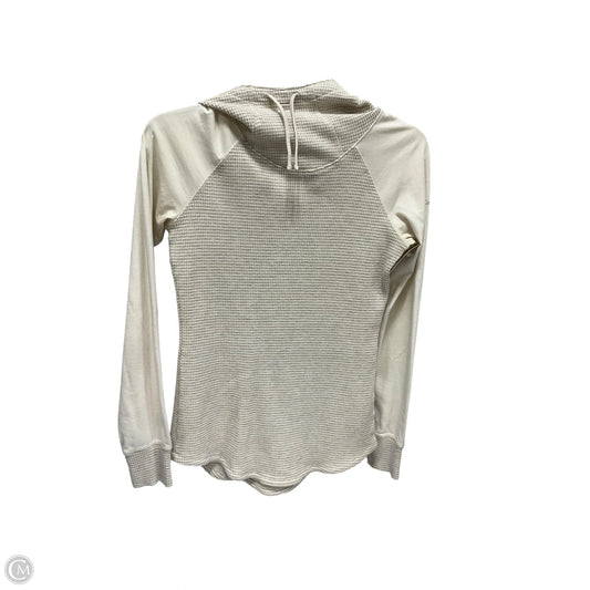 Athletic Sweatshirt Hoodie By Columbia In Beige, Size: S