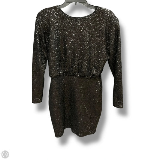 Dress Party Midi By Express In Black, Size: S