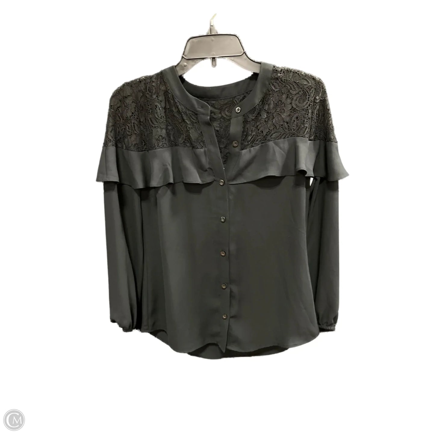 Blouse Long Sleeve By Soho Design Group In Black, Size: Xs