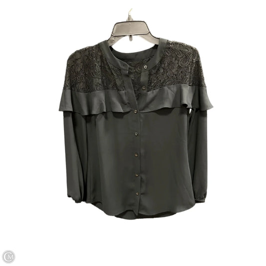 Blouse Long Sleeve By Soho Design Group In Black, Size: Xs