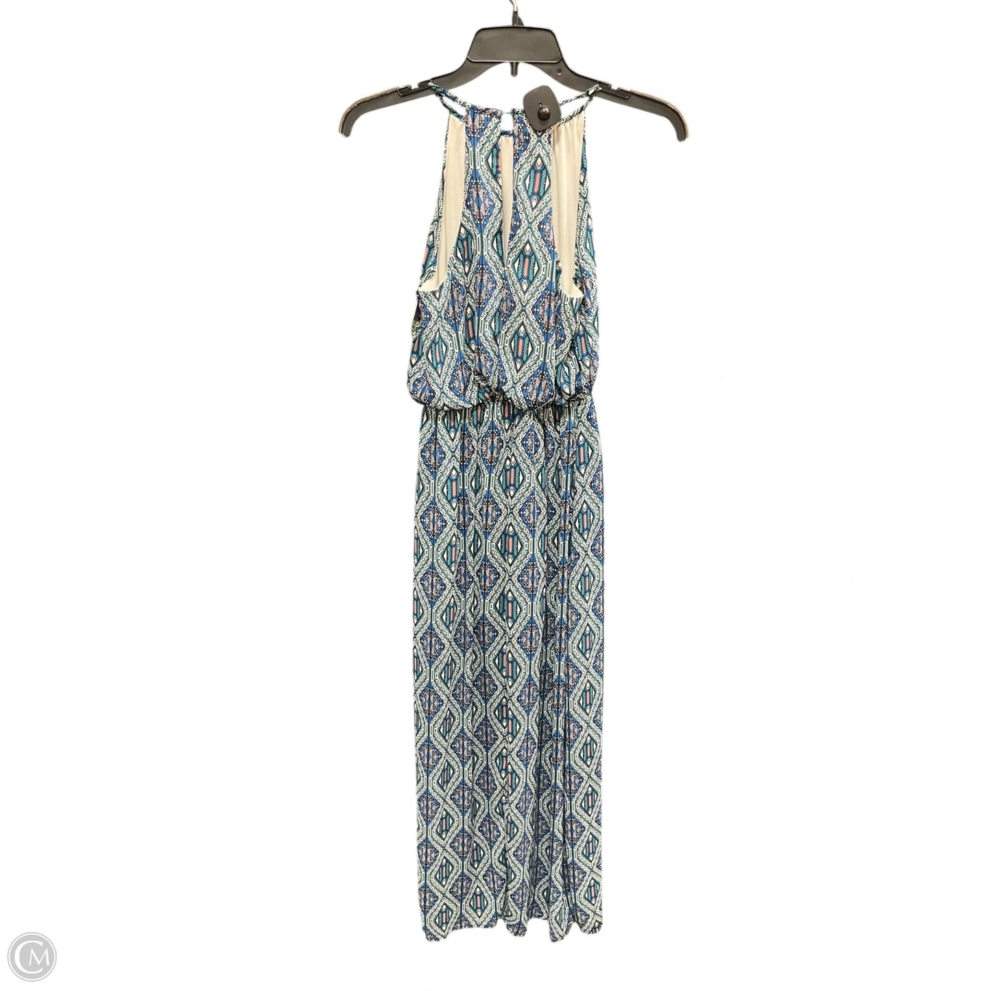 Dress Casual Maxi By One Clothing In Blue & Green, Size: Xs