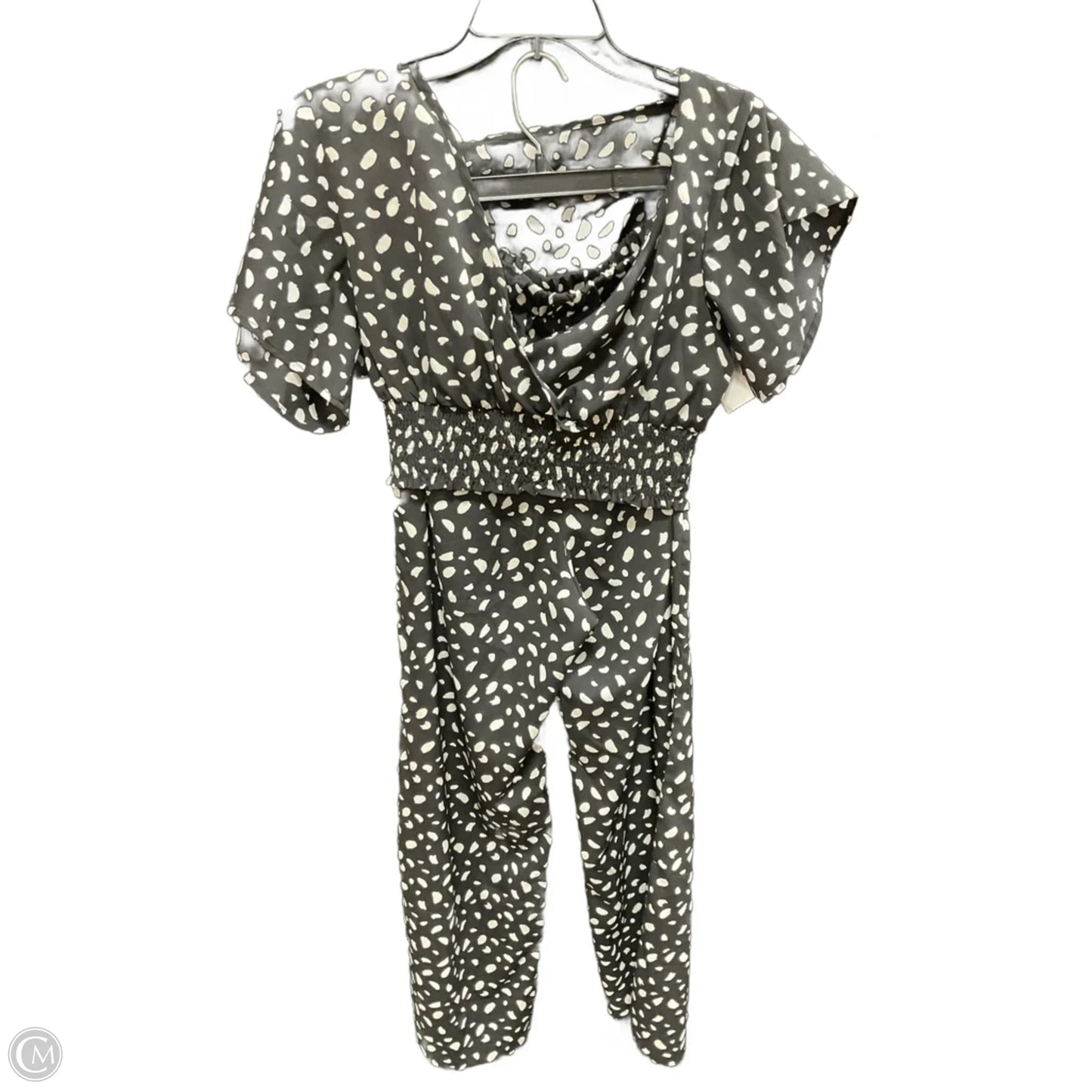 Pants Set 2pc By Clothes Mentor In Polkadot Pattern, Size: M
