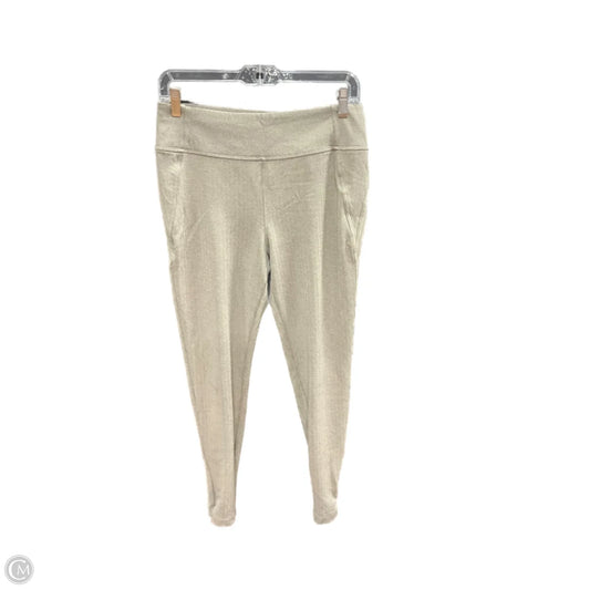 Athletic Pants By Athleta In Tan & White, Size: M