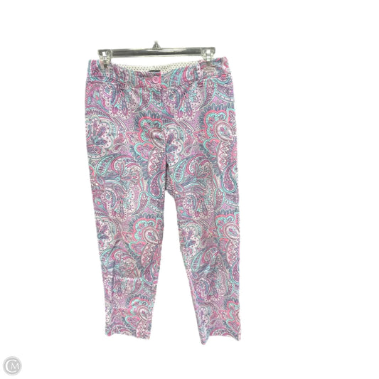 Pants Dress By Talbots In Blue & Purple, Size: 2
