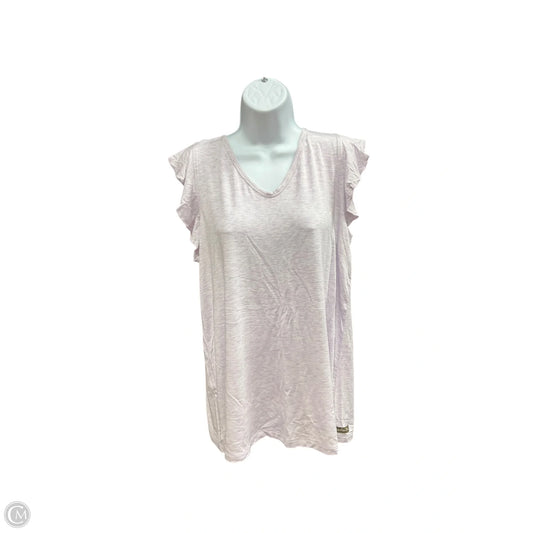 Top Short Sleeve By Matilda Jane In Purple, Size: L