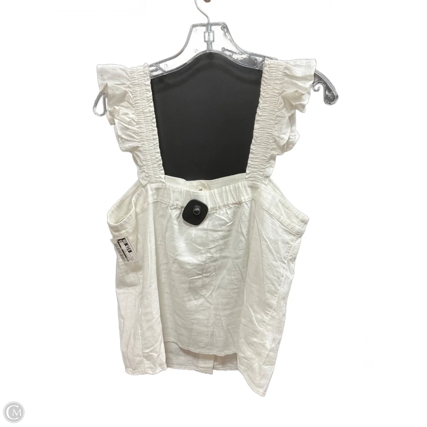 Top Sleeveless By Loft In Cream, Size: M