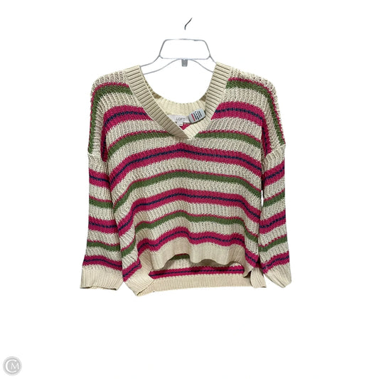 Sweater By Loft In Multi-colored, Size: L