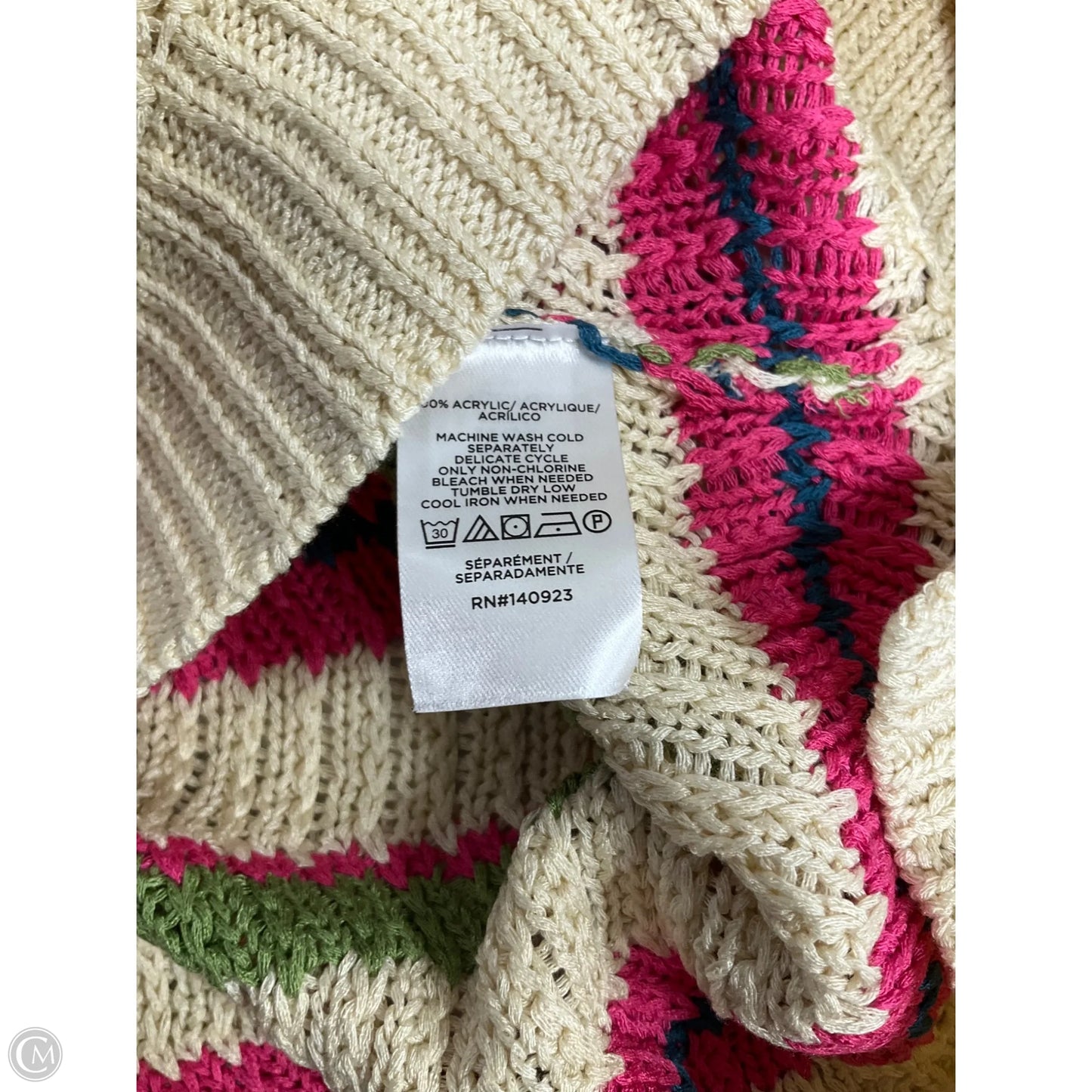 Sweater By Loft In Multi-colored, Size: L