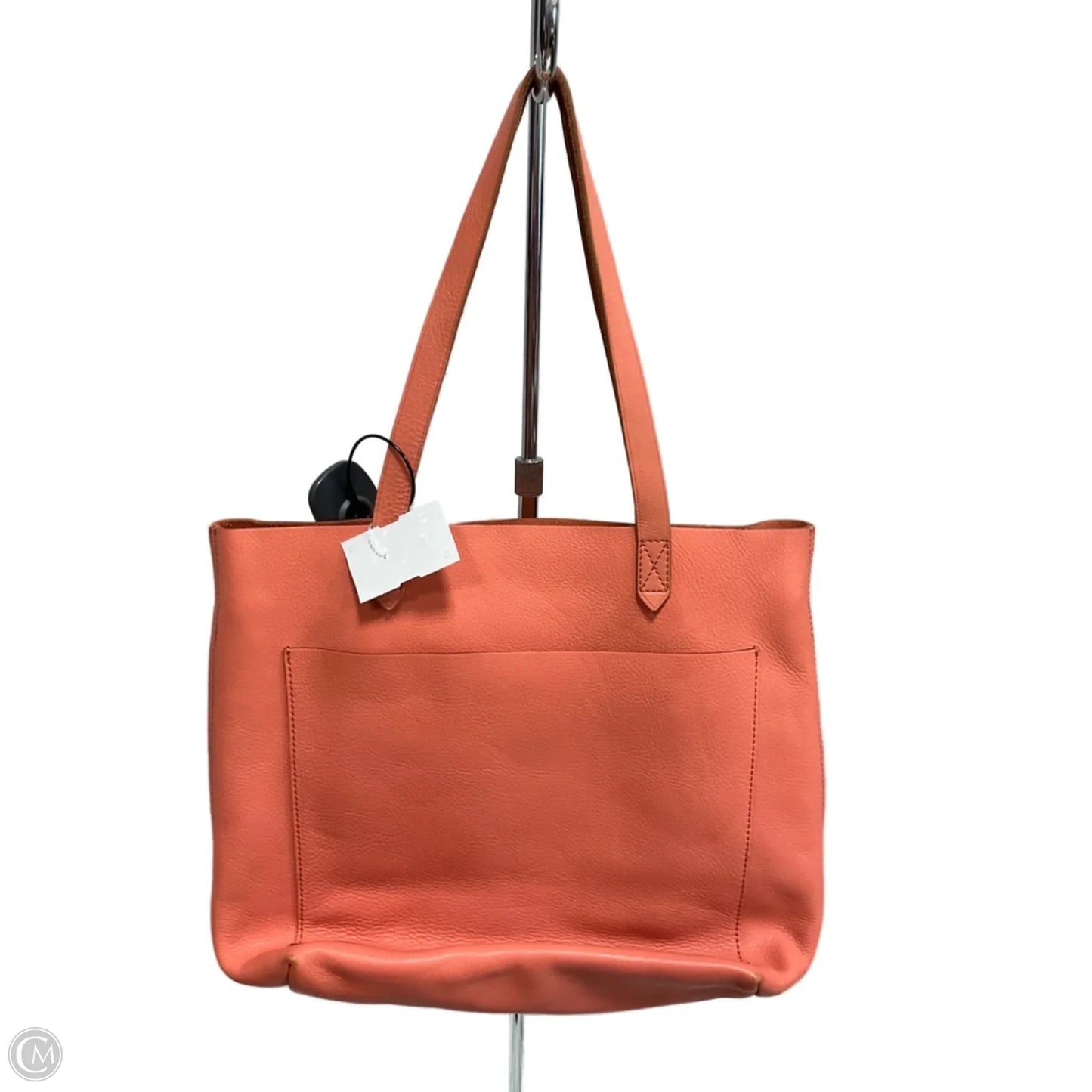 Handbag Leather By Madewell, Size: Medium
