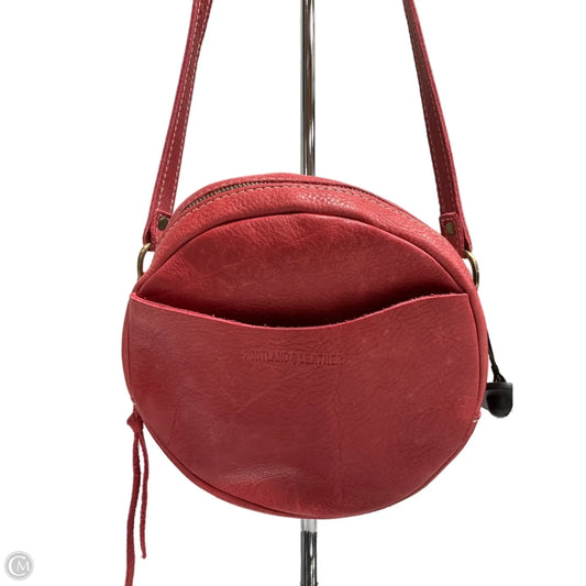 Crossbody Leather By Clothes Mentor, Size: Medium
