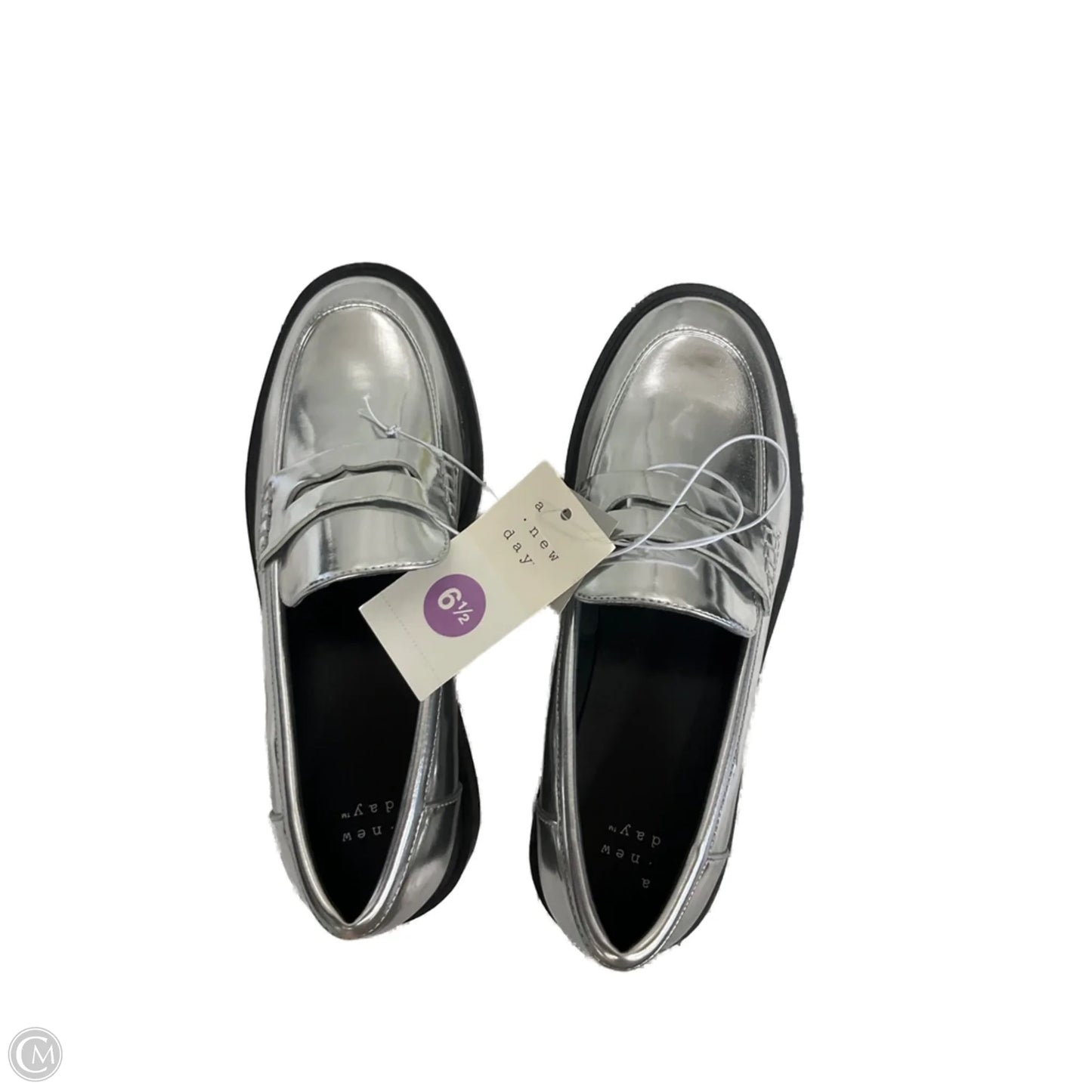 Shoes Flats By A New Day In Silver, Size: 6.5