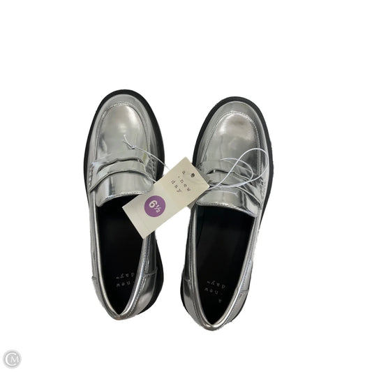 Shoes Flats By A New Day In Silver, Size: 6.5