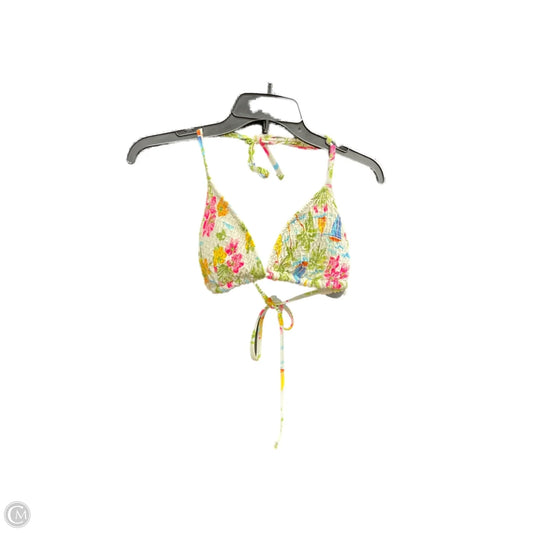Swimsuit Top By Old Navy In Tropical Print, Size: Xl