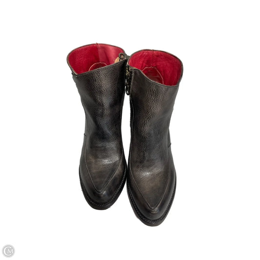 Boots Ankle Heels By Bed Stu In Brown, Size: 8.5