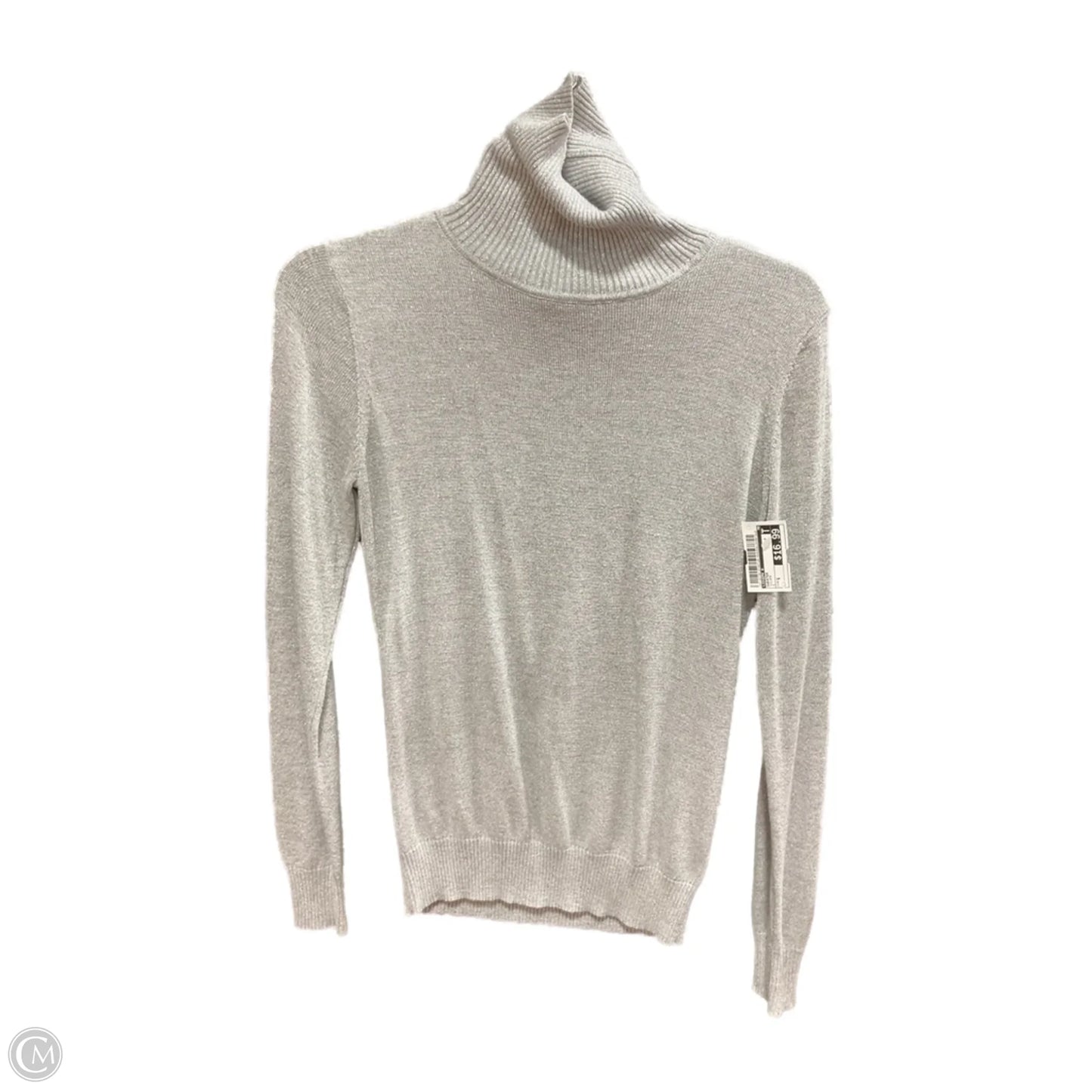 Sweater By Joseph A. In Silver, Size: S