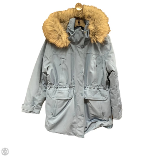Coat Parka By Lands End In Blue, Size: L