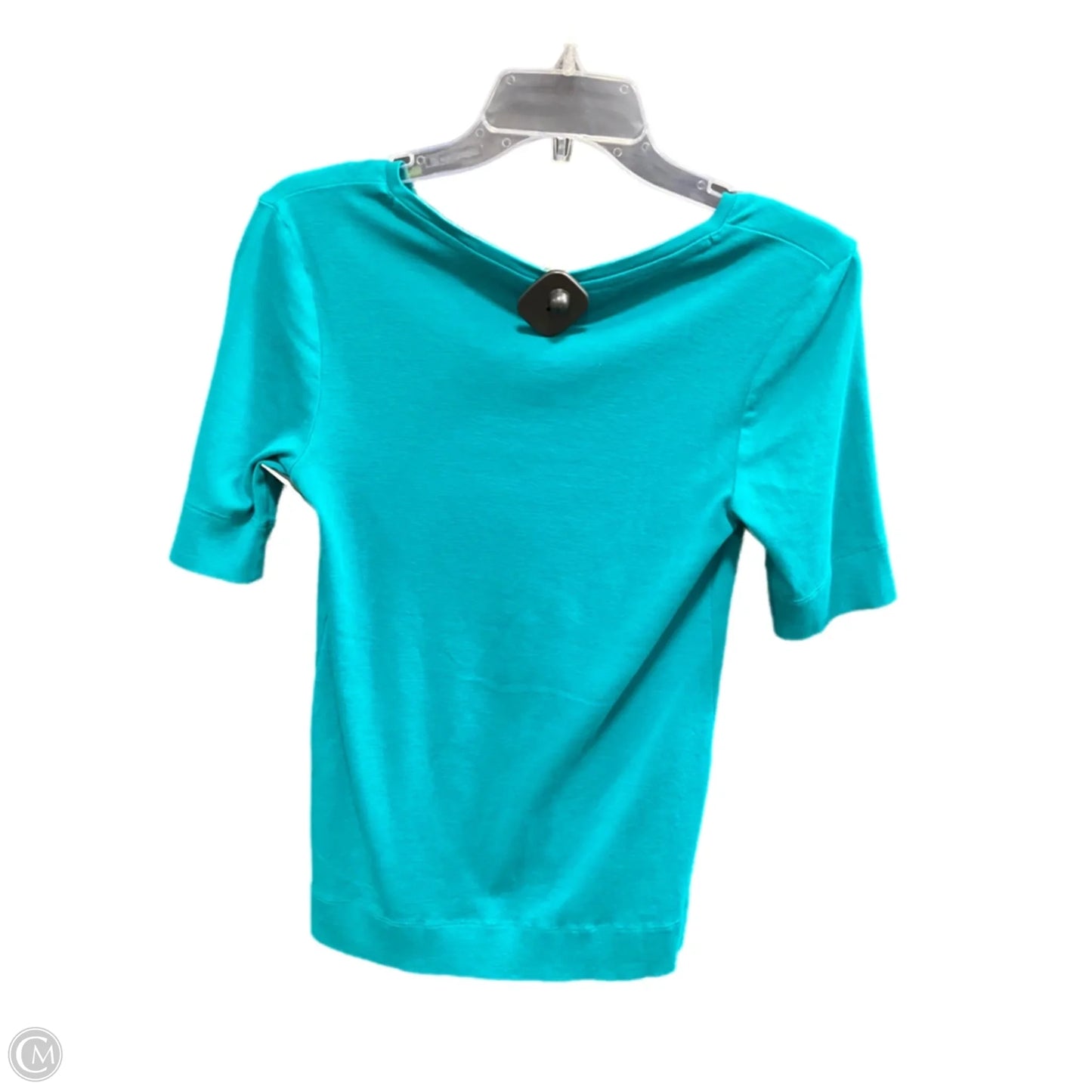 Top Short Sleeve By Chicos In Teal, Size: S