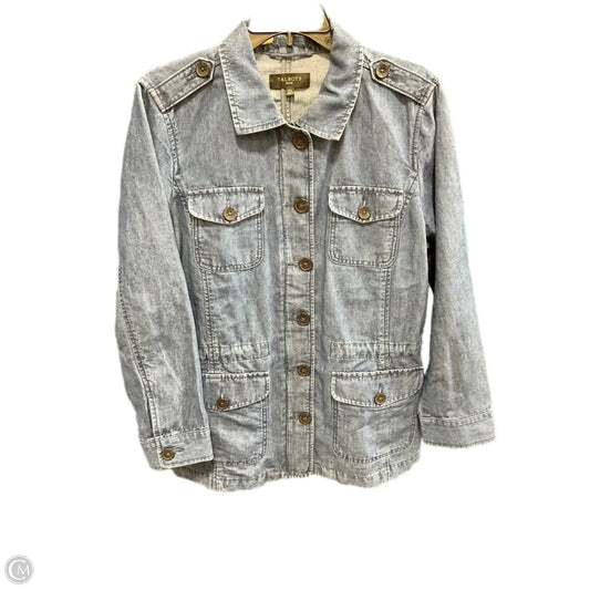Jacket Other By Talbots In Blue, Size: Xl