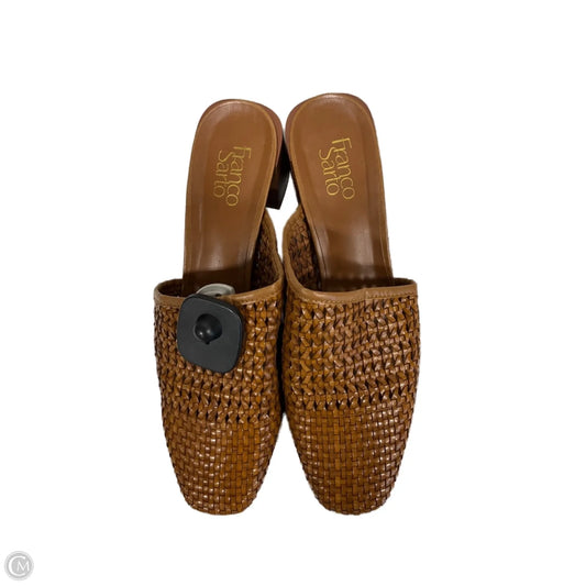 Shoes Heels Block By Franco Sarto In Brown, Size: 9