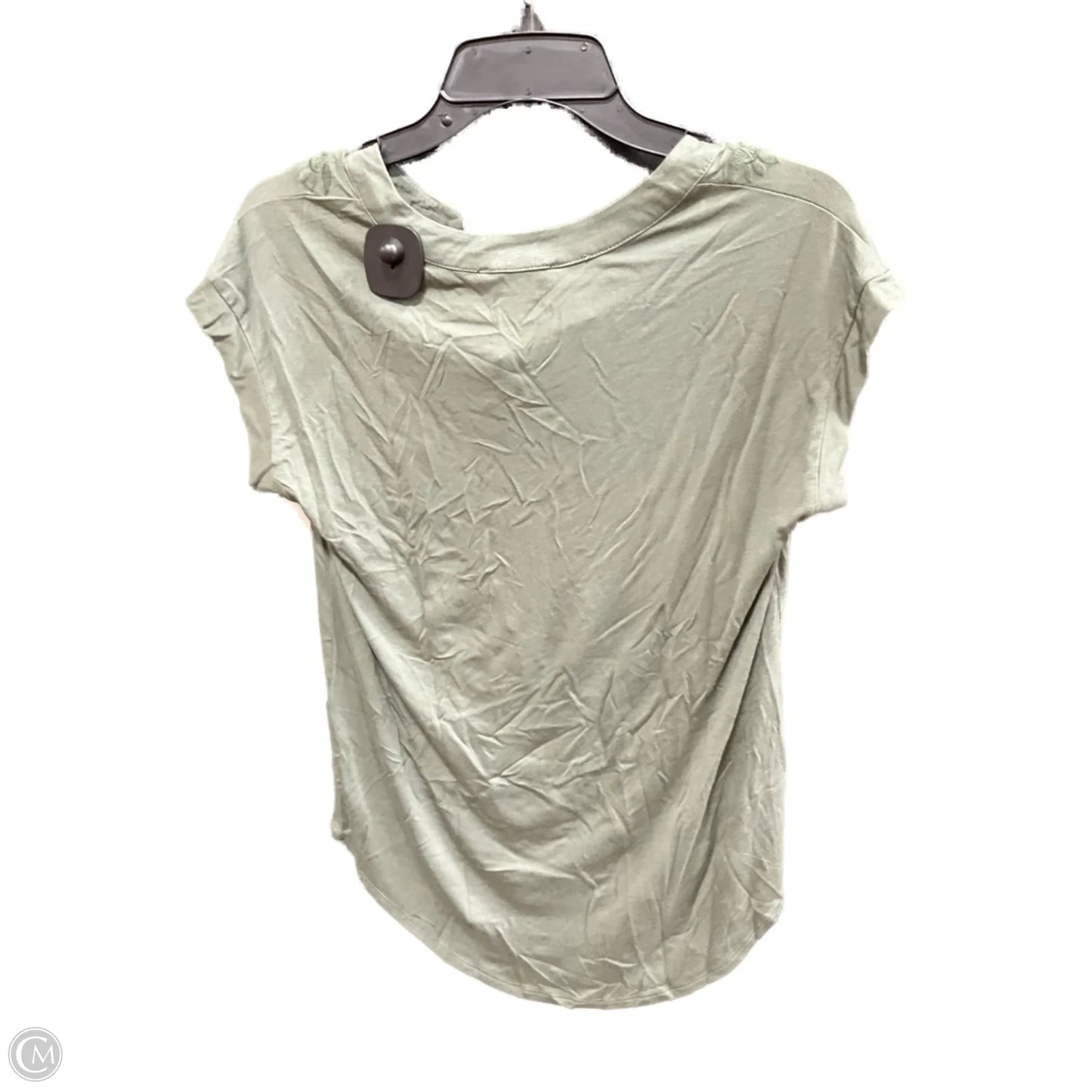 Top Short Sleeve By Cable And Gauge In Green, Size: Xs