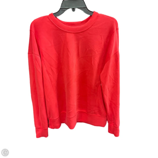Athletic Top Long Sleeve Crewneck By Maurices In Orange, Size: M