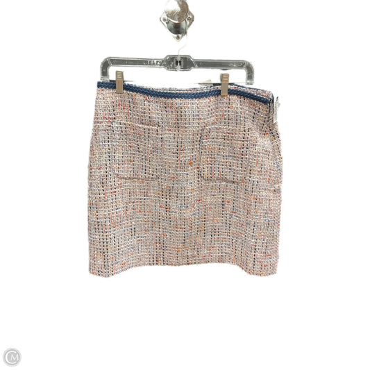 Skirt Midi By Loft In Blue & Orange, Size: 10