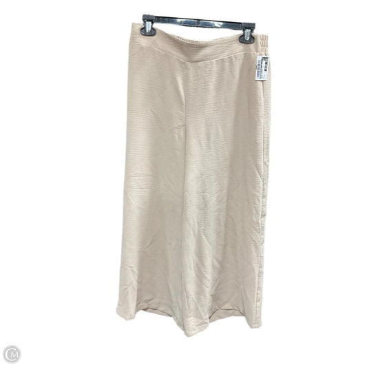 Pants Cropped By Adrianna Papell In Beige, Size: M