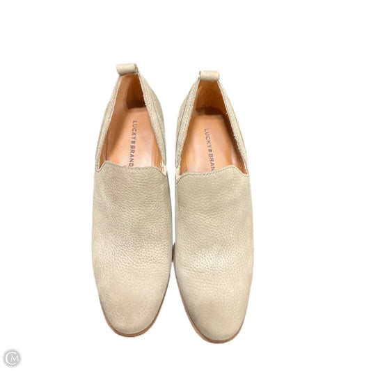 Shoes Heels Block By Lucky Brand In Tan, Size: 7