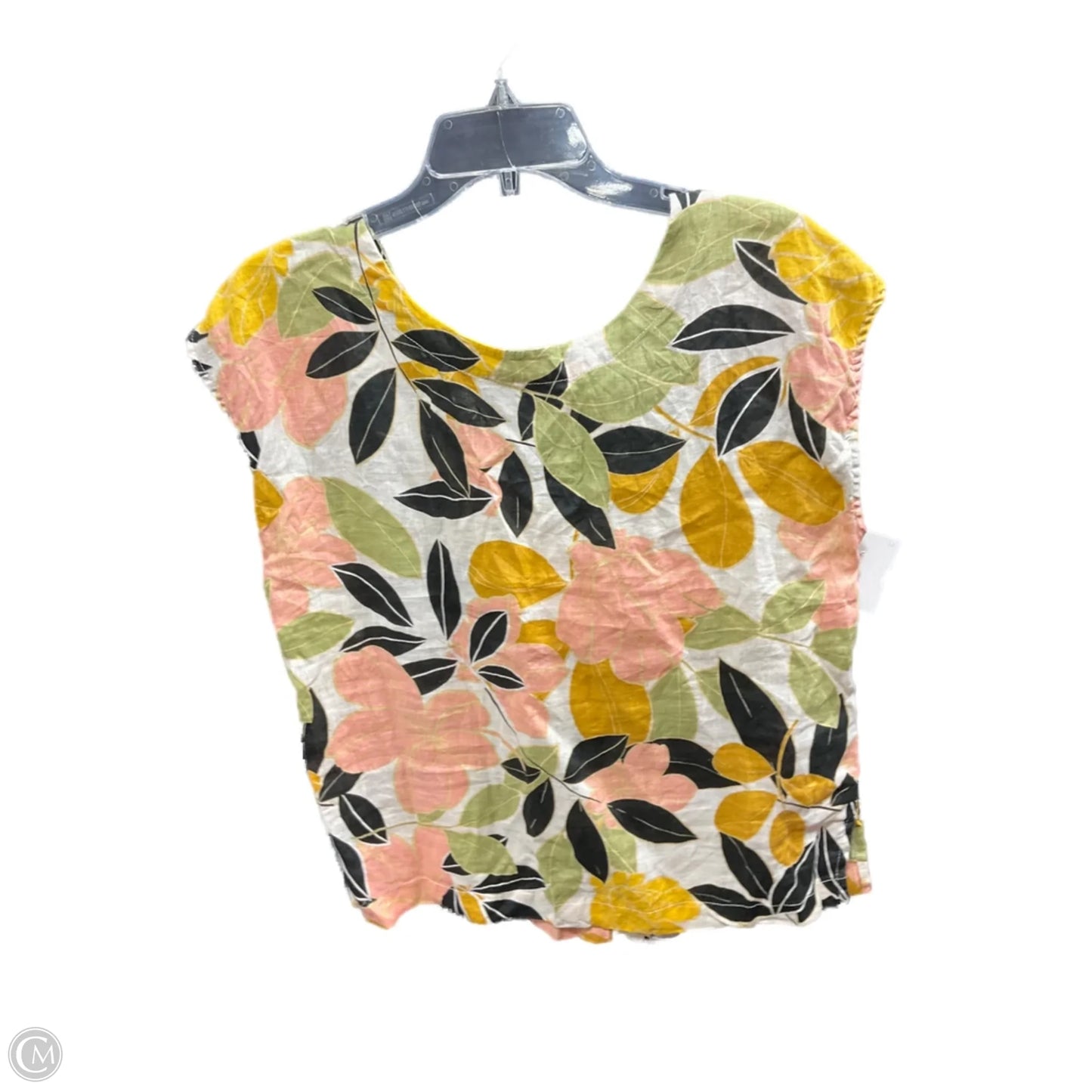 Top Short Sleeve By Rachel Zoe In Tropical Print, Size: S