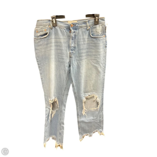 Jeans Straight By We The Free In Blue, Size: 10