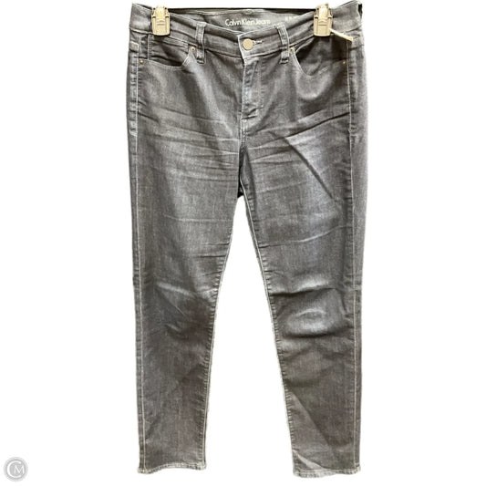 Jeans Skinny By Calvin Klein In Blue, Size: 8