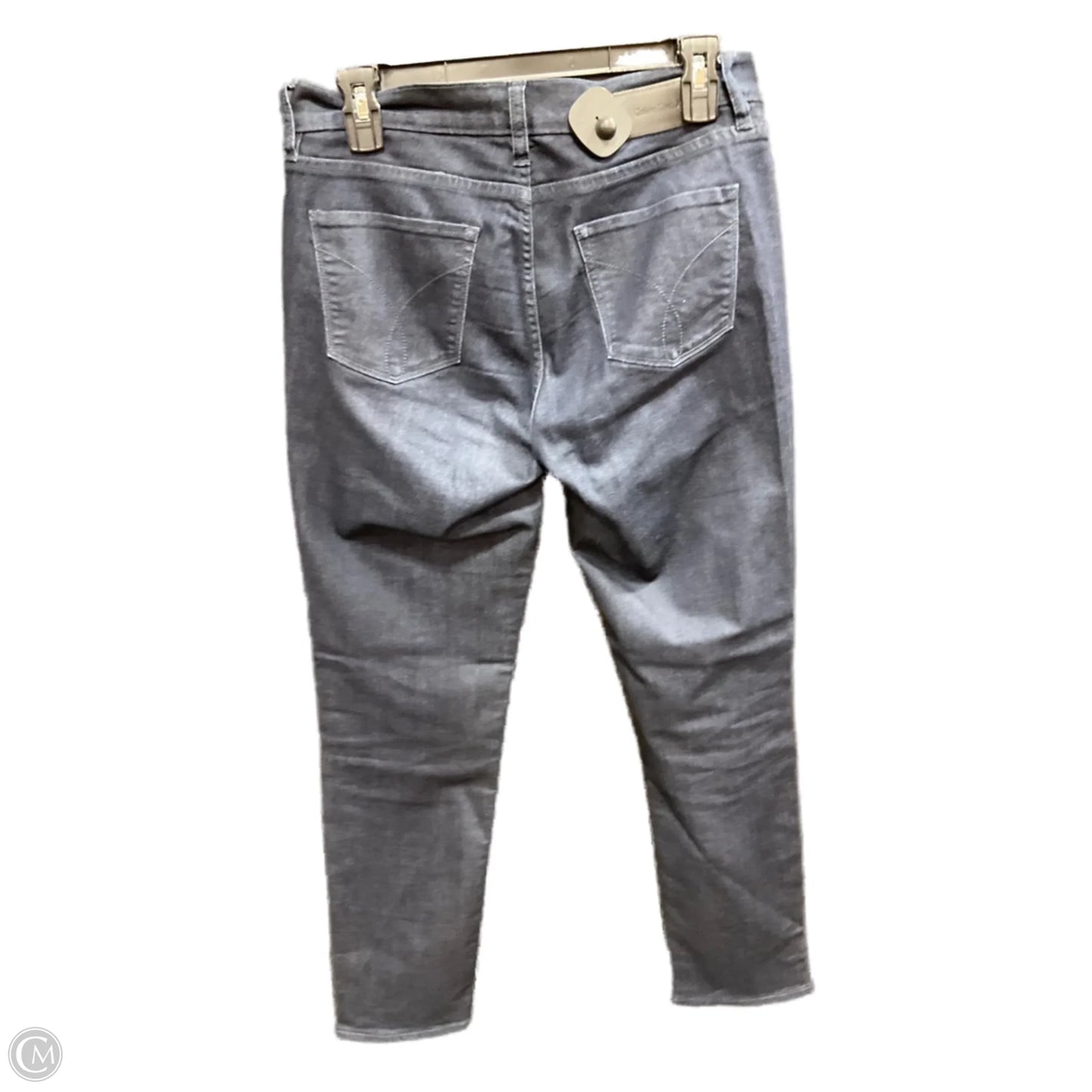 Jeans Skinny By Calvin Klein In Blue, Size: 8
