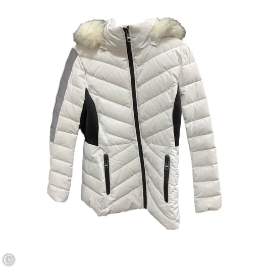 Coat Designer By Michael Kors In Black & White, Size: M