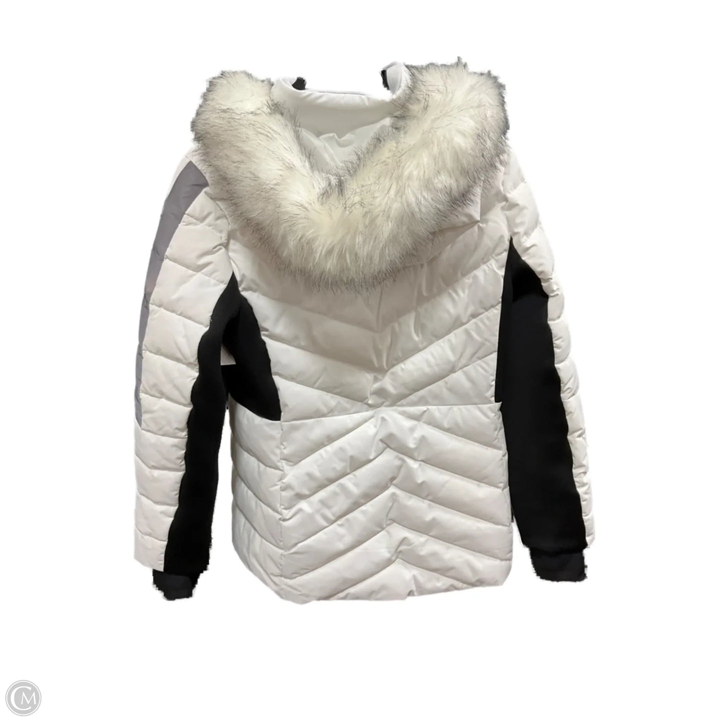 Coat Designer By Michael Kors In Black & White, Size: M