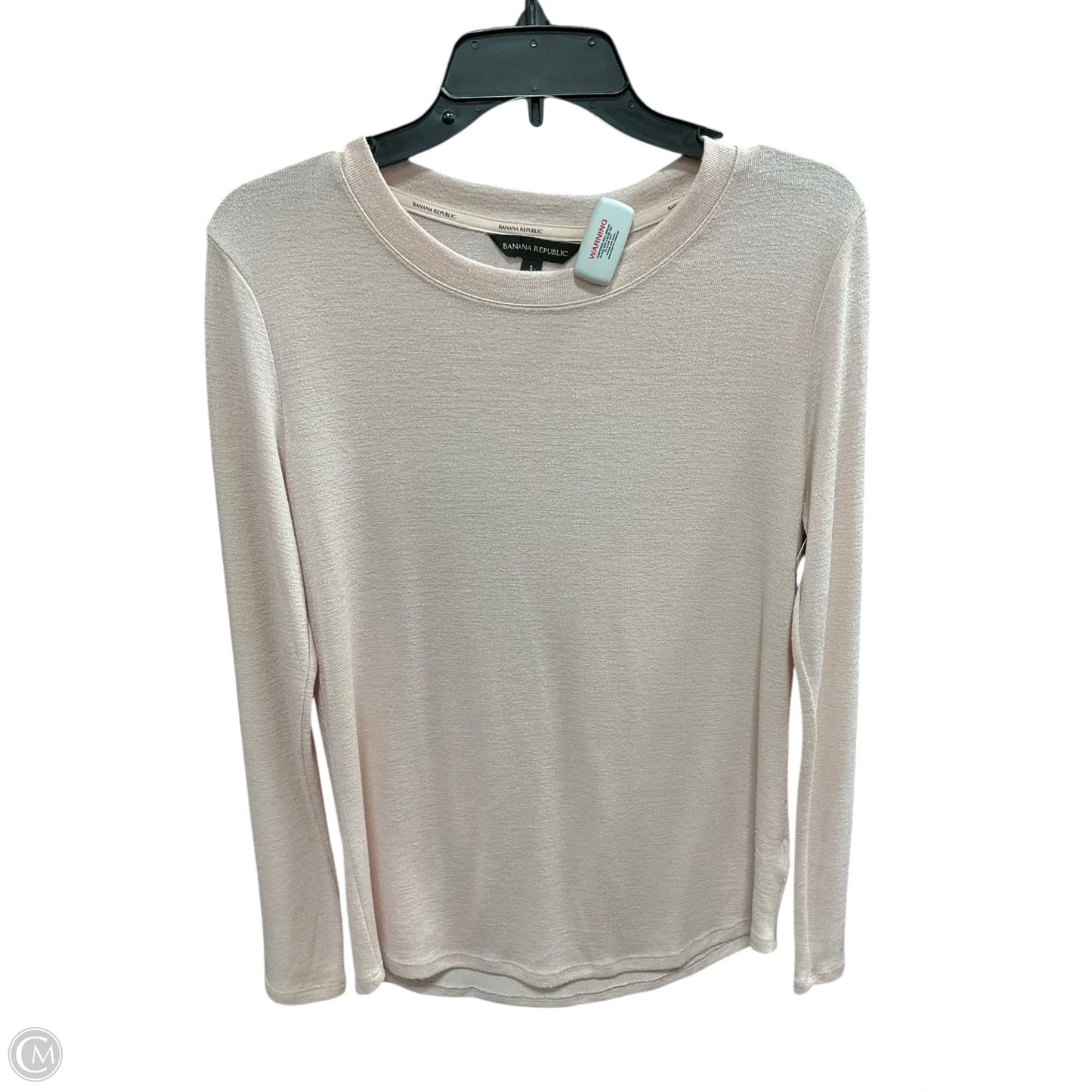 Top Long Sleeve By Banana Republic In Pink, Size: S
