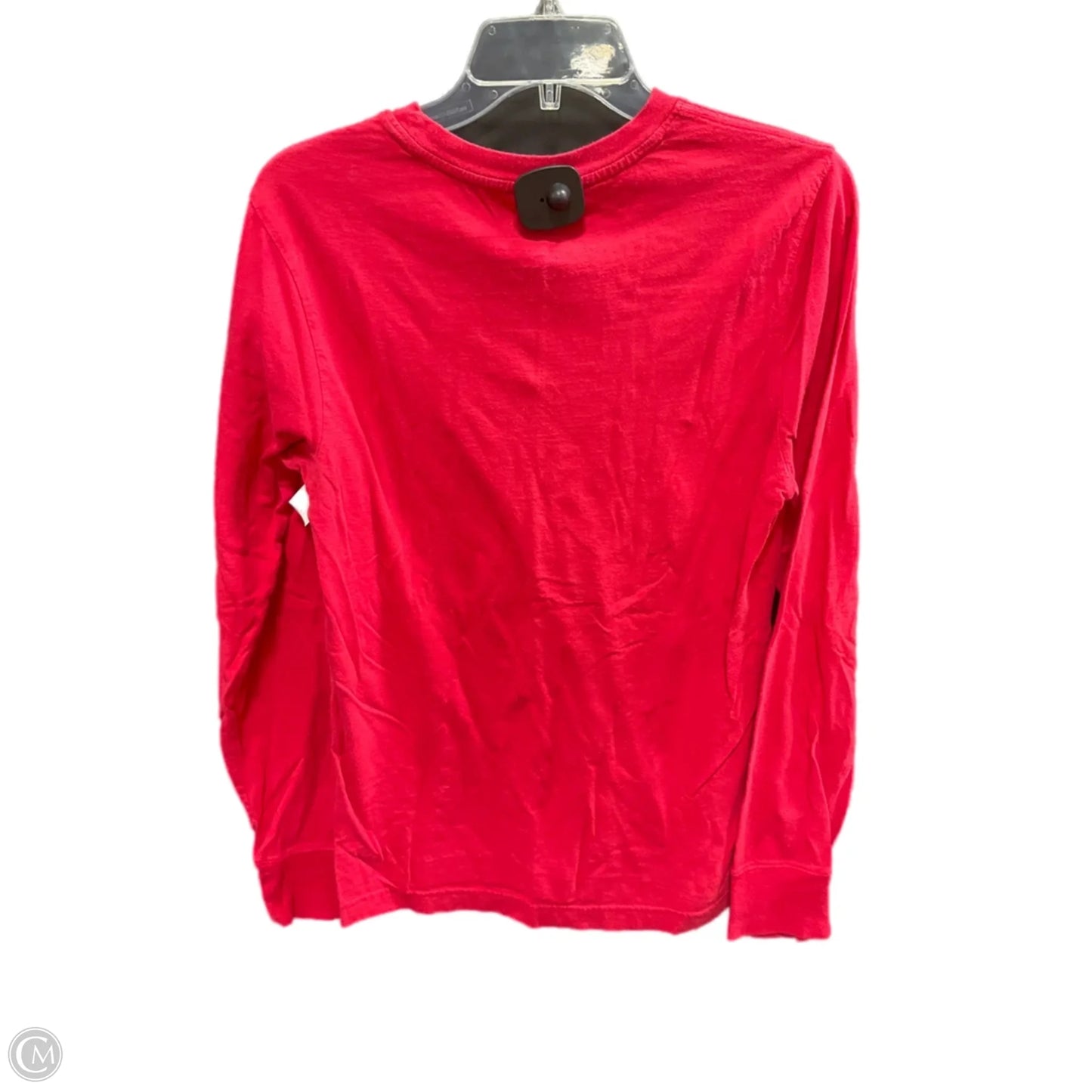 Athletic Top Long Sleeve Crewneck By Clothes Mentor In Red, Size: M