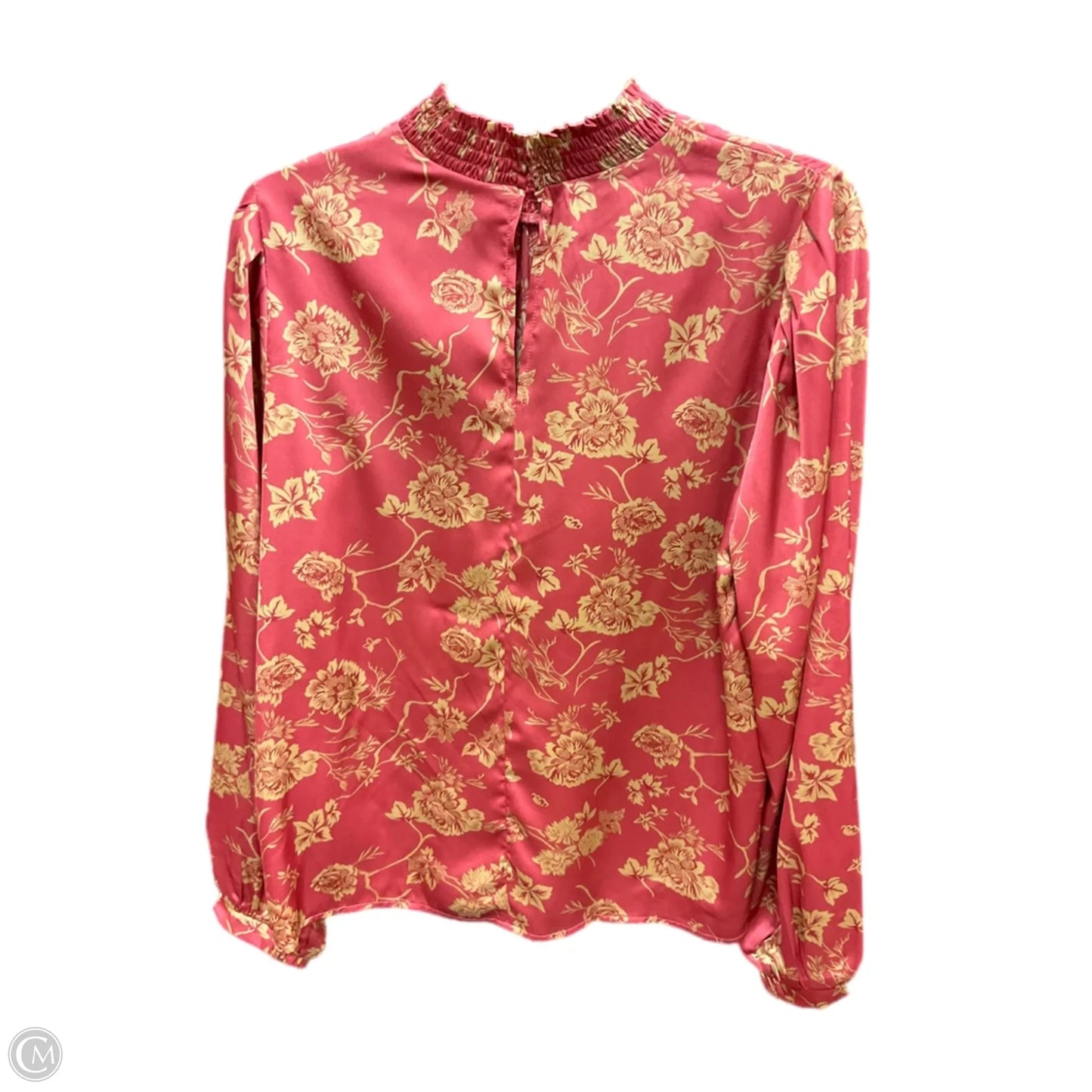 Top Long Sleeve By Melloday In Red & Tan, Size: M