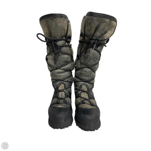 Boots Over-the-knee Heels By The North Face In Black & Brown, Size: 7