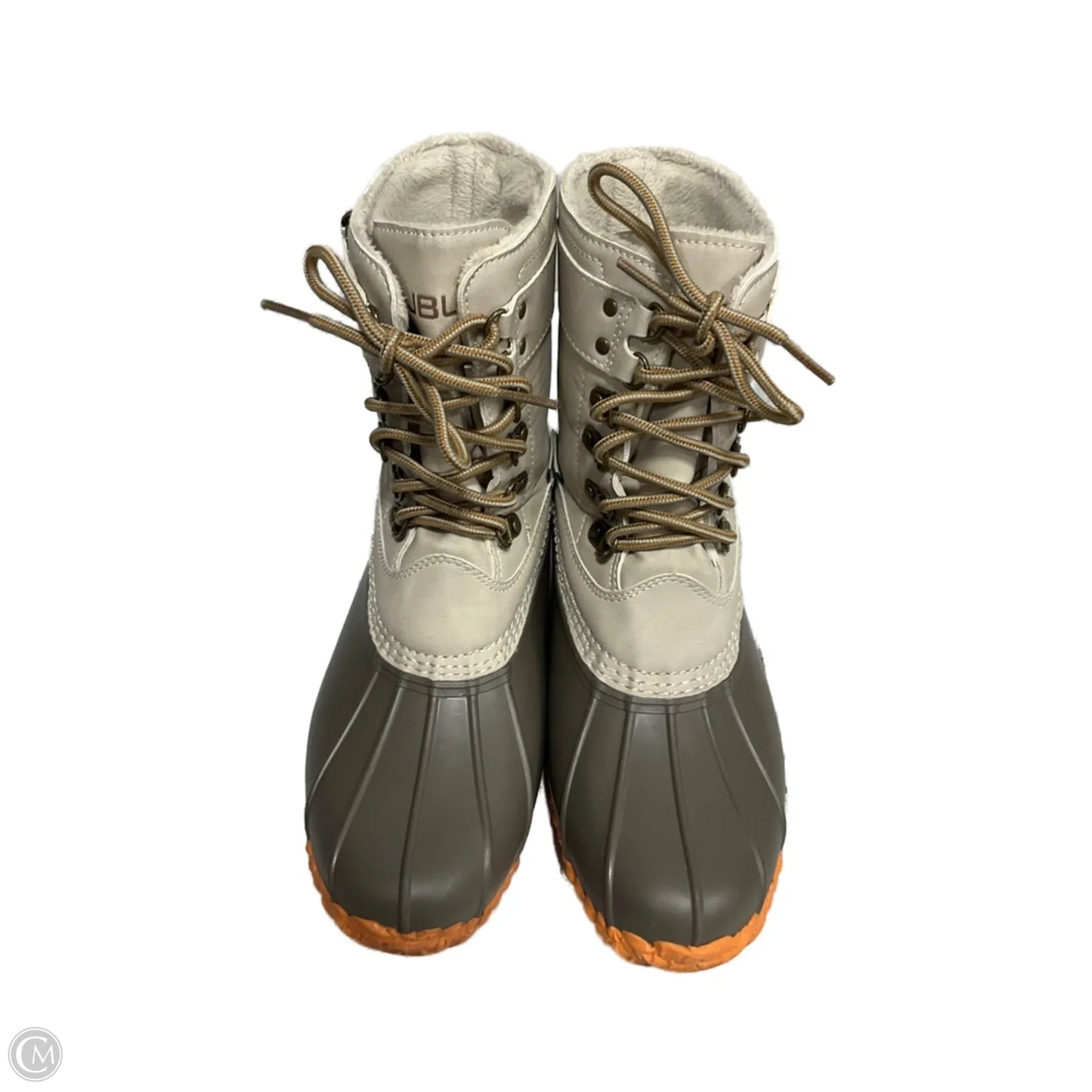 Boots Snow By Jambu In Tan & White, Size: 7.5
