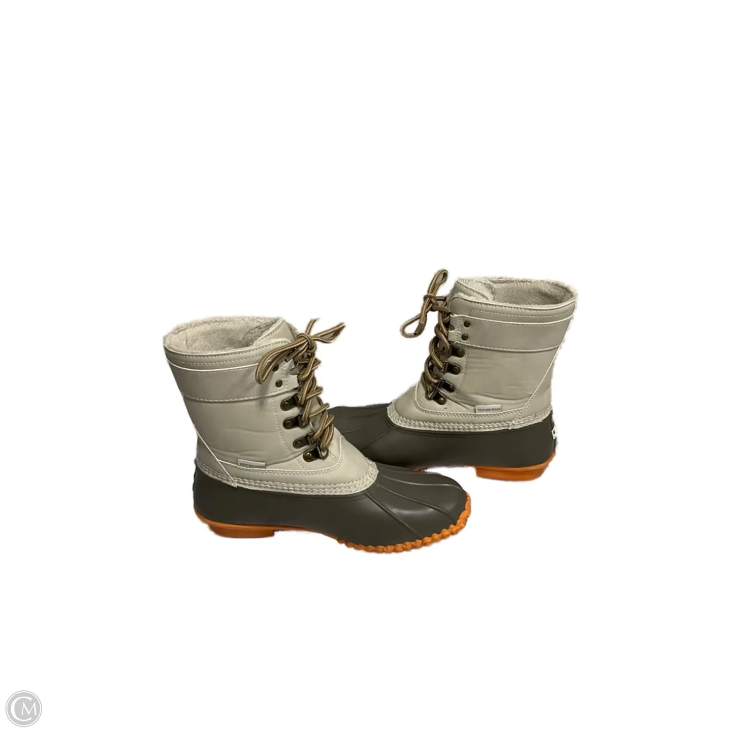 Boots Snow By Jambu In Tan & White, Size: 7.5