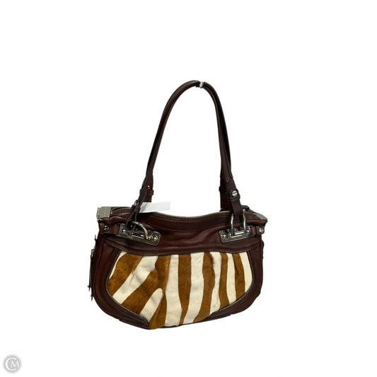 Handbag Leather By B. Makowsky, Size: Large