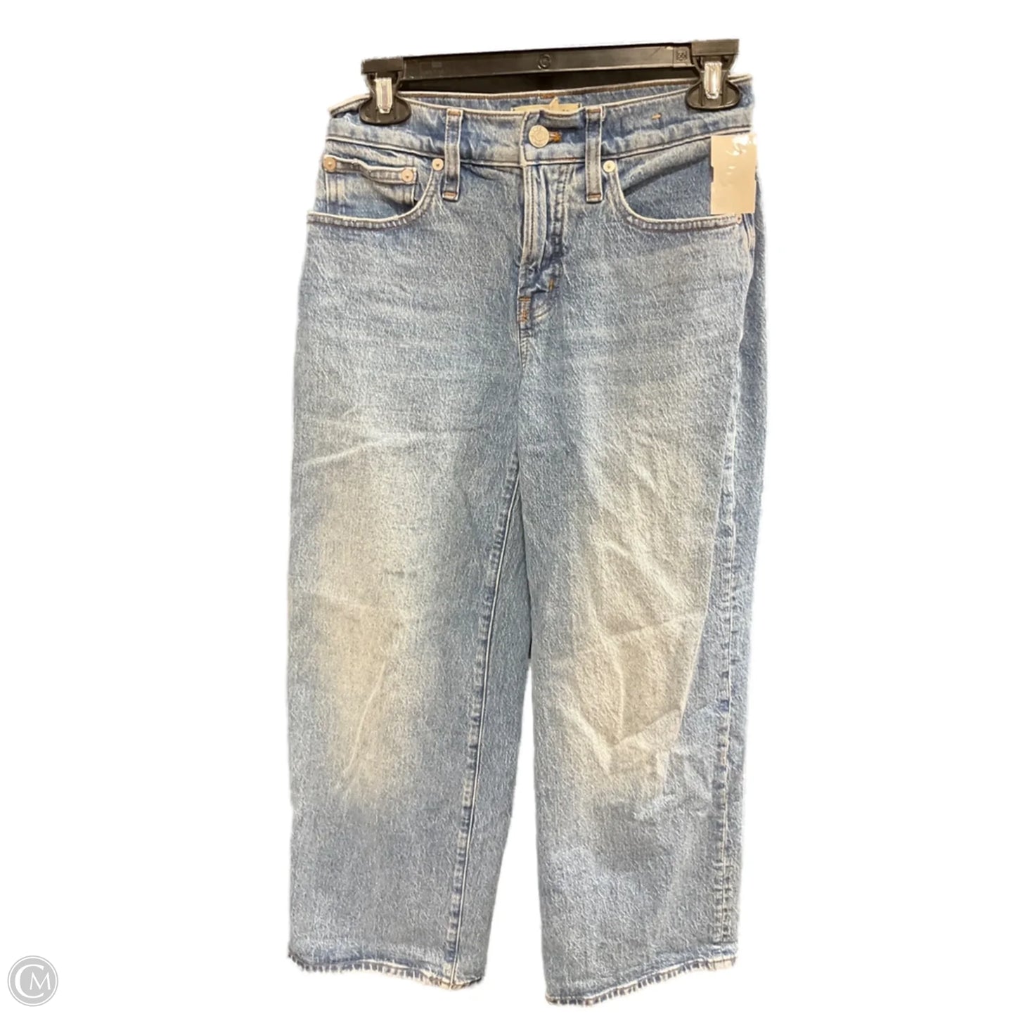 Jeans Wide Leg By Madewell In Blue, Size: 0