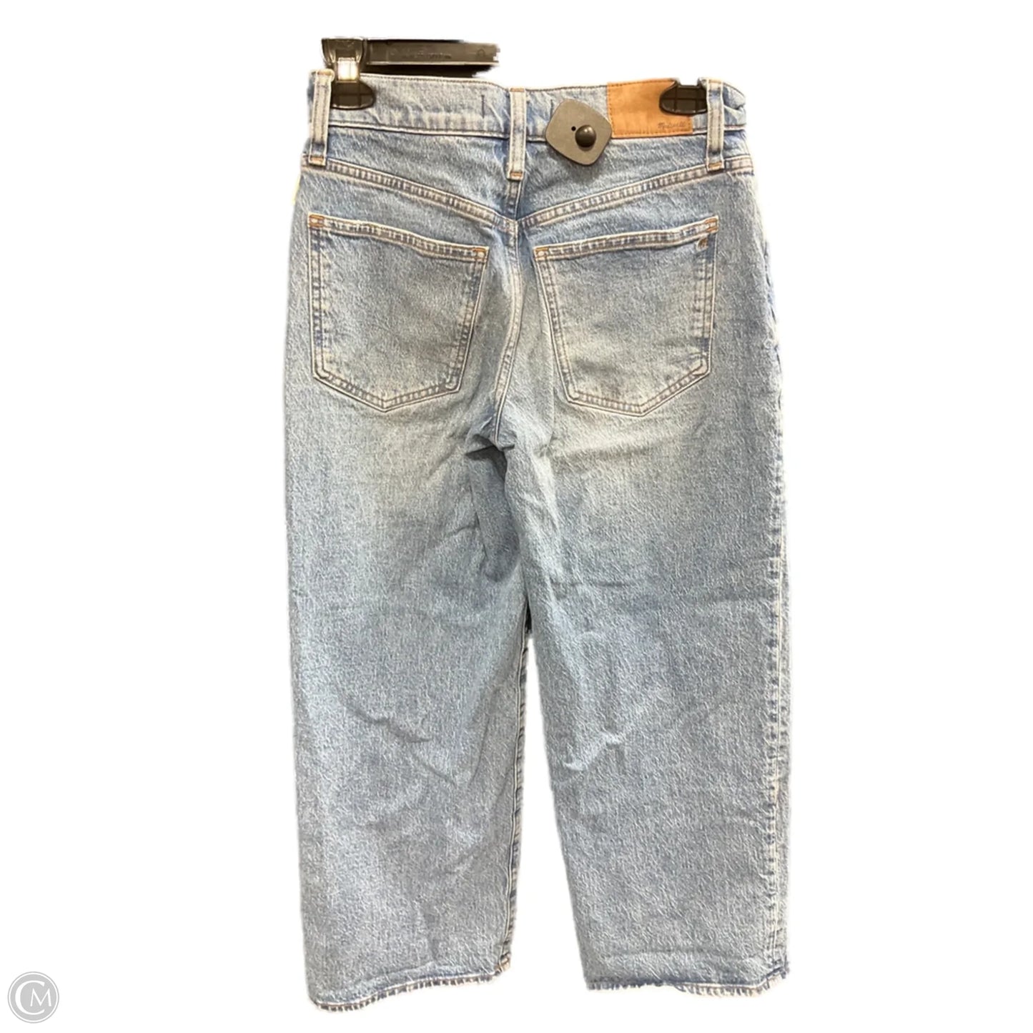 Jeans Wide Leg By Madewell In Blue, Size: 0