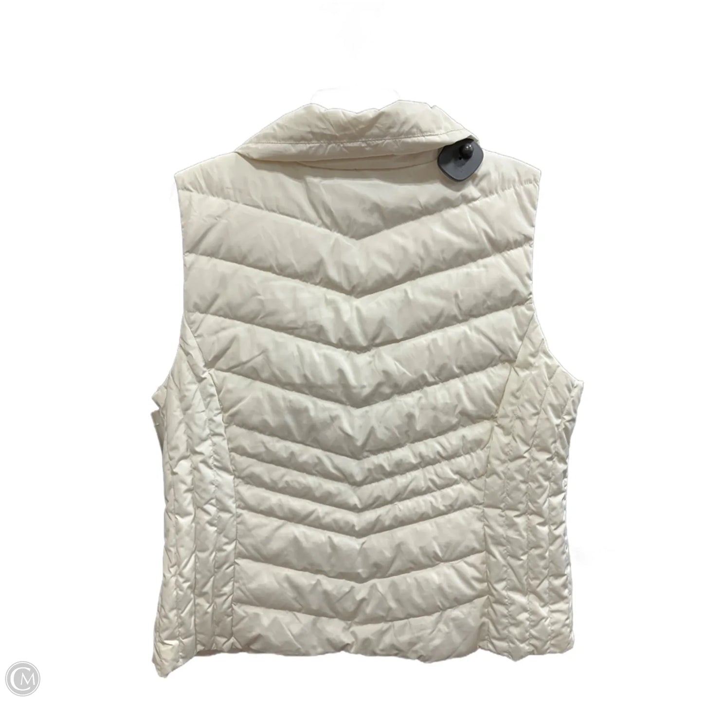 Vest Puffer & Quilted By Talbots In Cream, Size: Xl