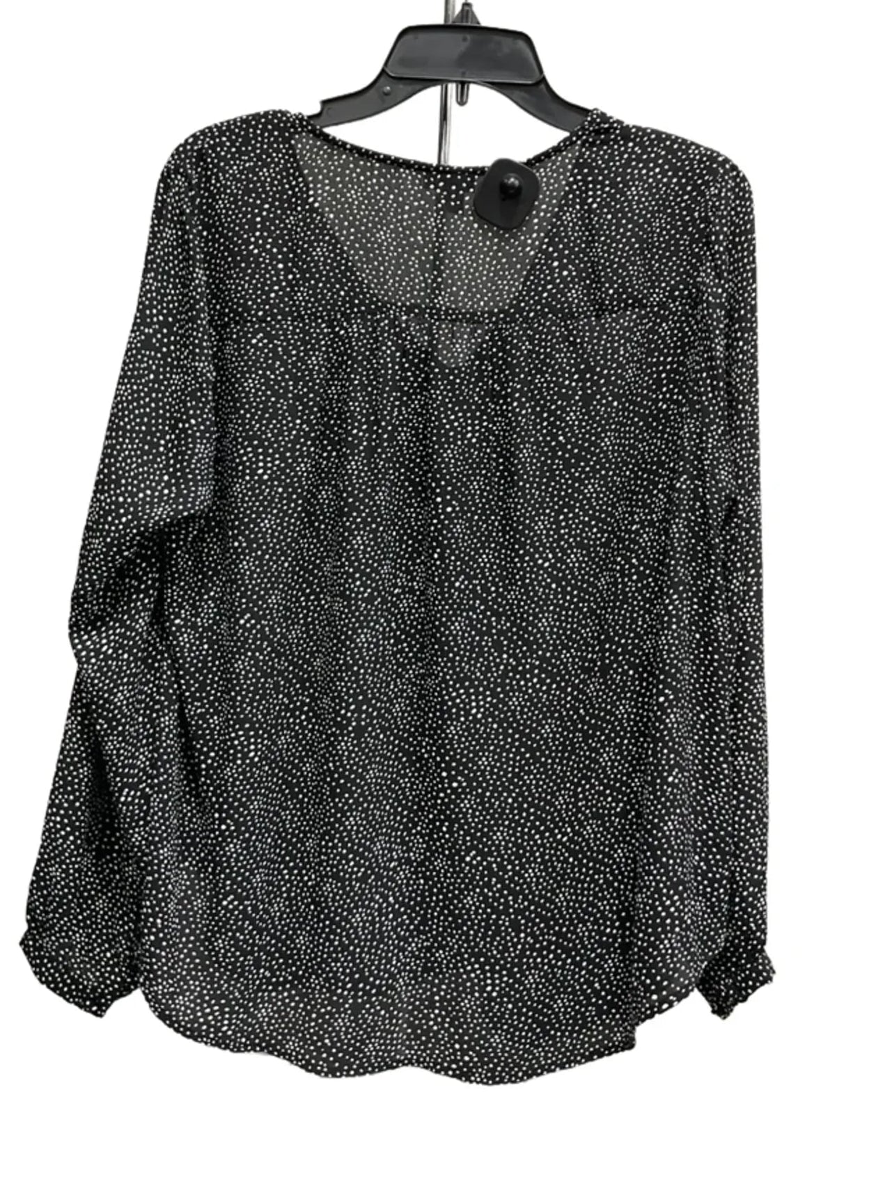 Top Long Sleeve By Torrid In Polkadot Pattern, Size: L