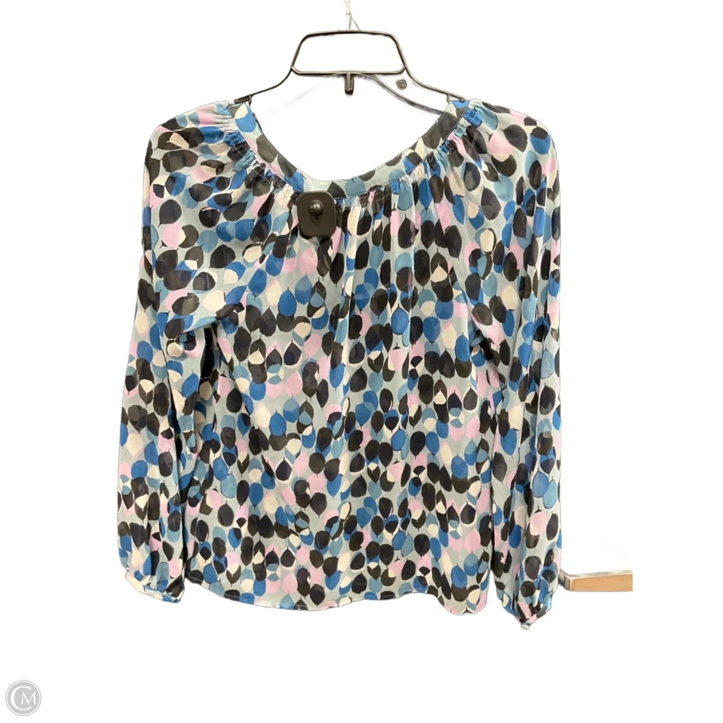 Top Long Sleeve By Boden In Blue & Pink, Size: 2