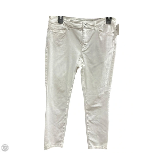 Jeans Cropped By J. Jill In White, Size: 6